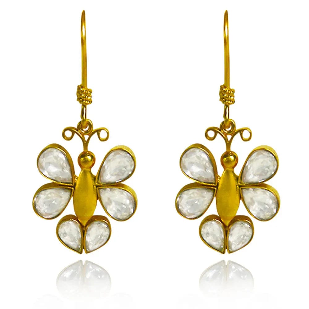 Silver 92.5 Butterfly Affair Earrings