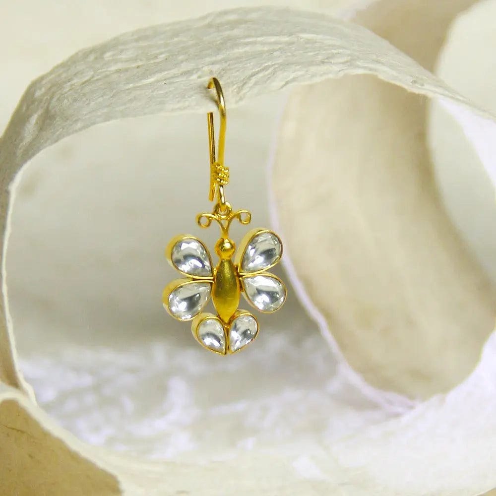 Silver 92.5 Butterfly Affair Earrings