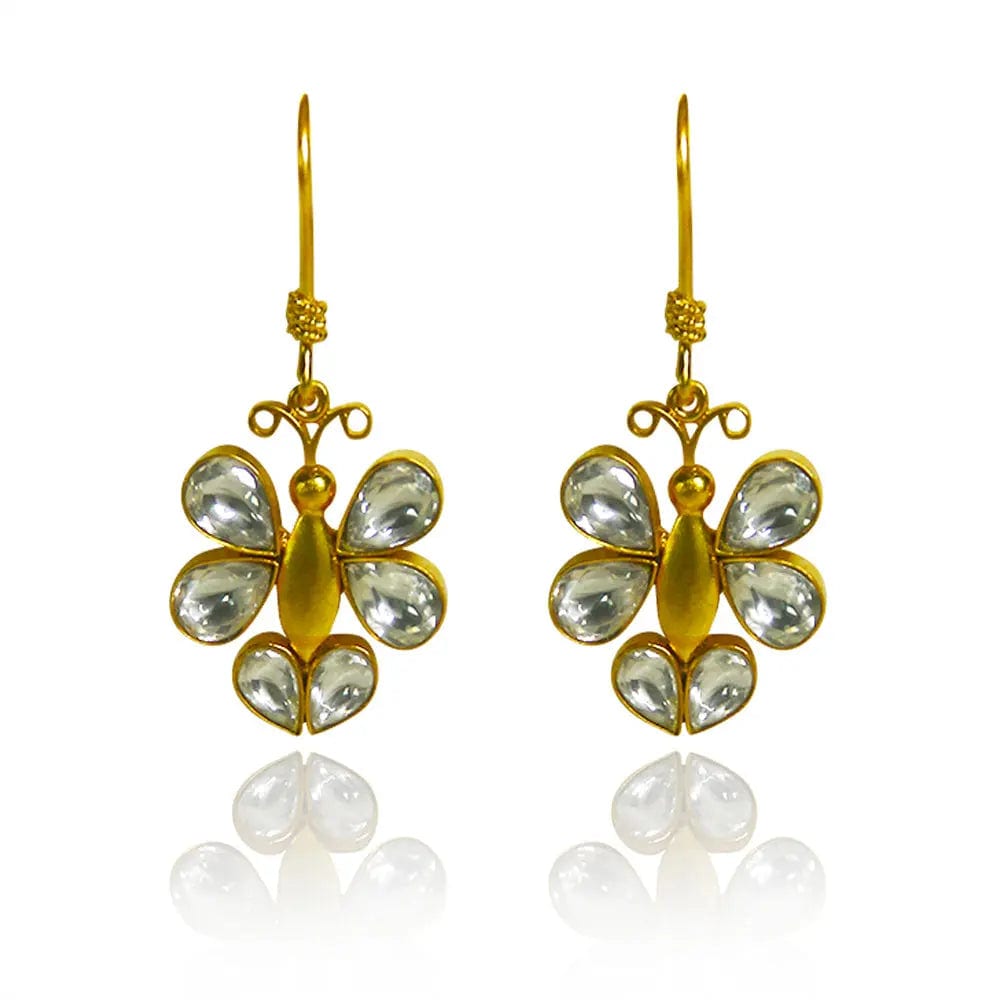 Silver 92.5 Butterfly Affair Earrings