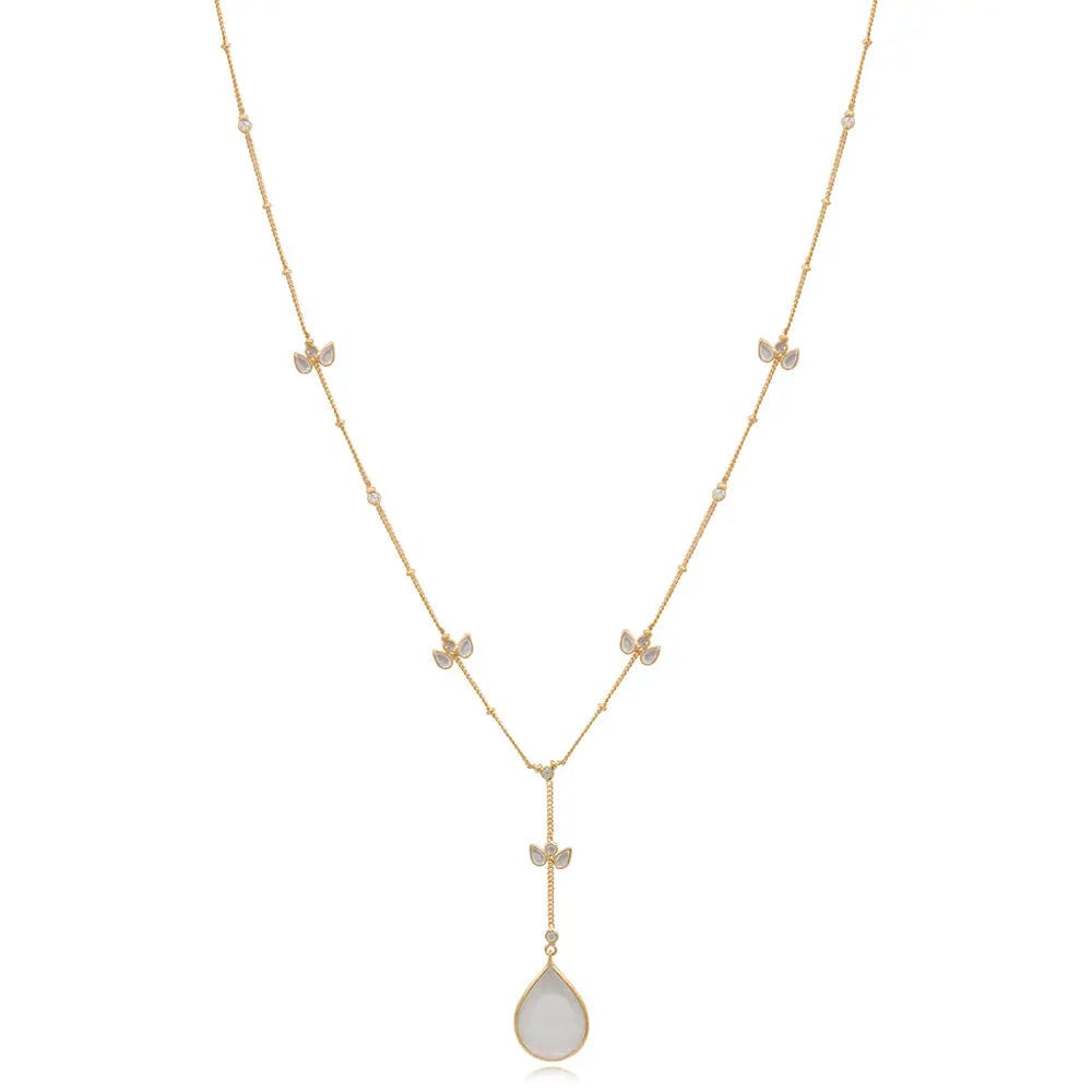 Silver 92.5 Crystal Necklace