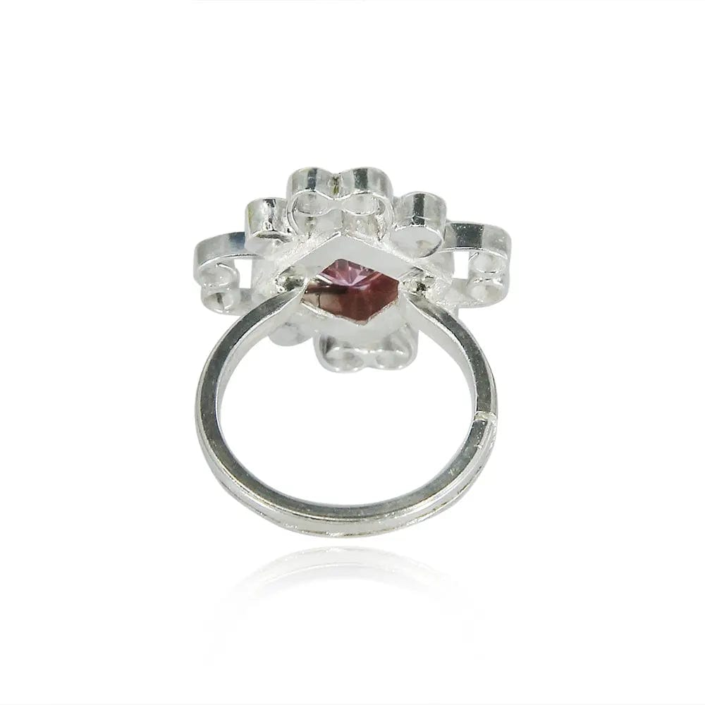Silver 92.5 Gulabo square Ring