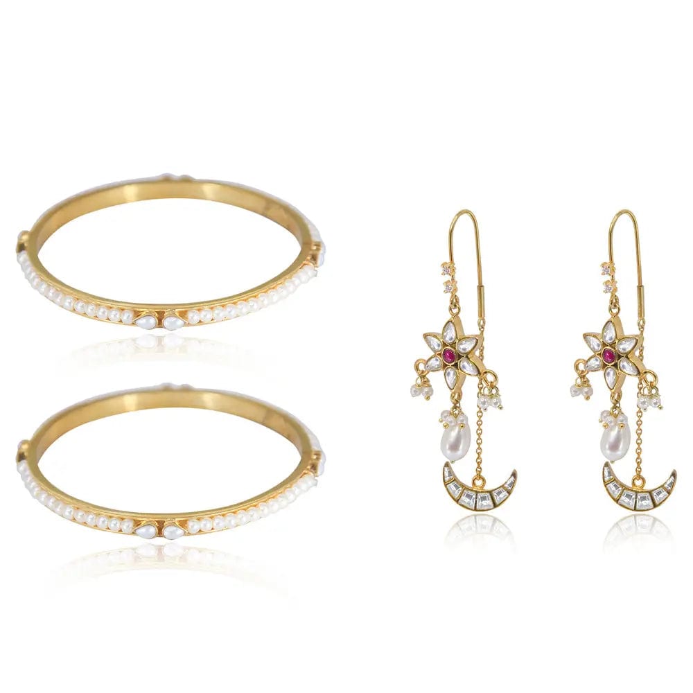 Silver 92.5 Pearl Set