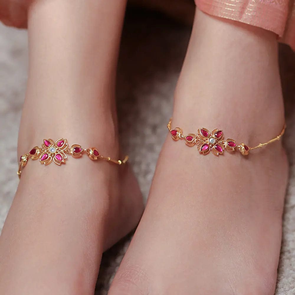 92.5 Sterling Silver 92.5 Sitayan Anklet