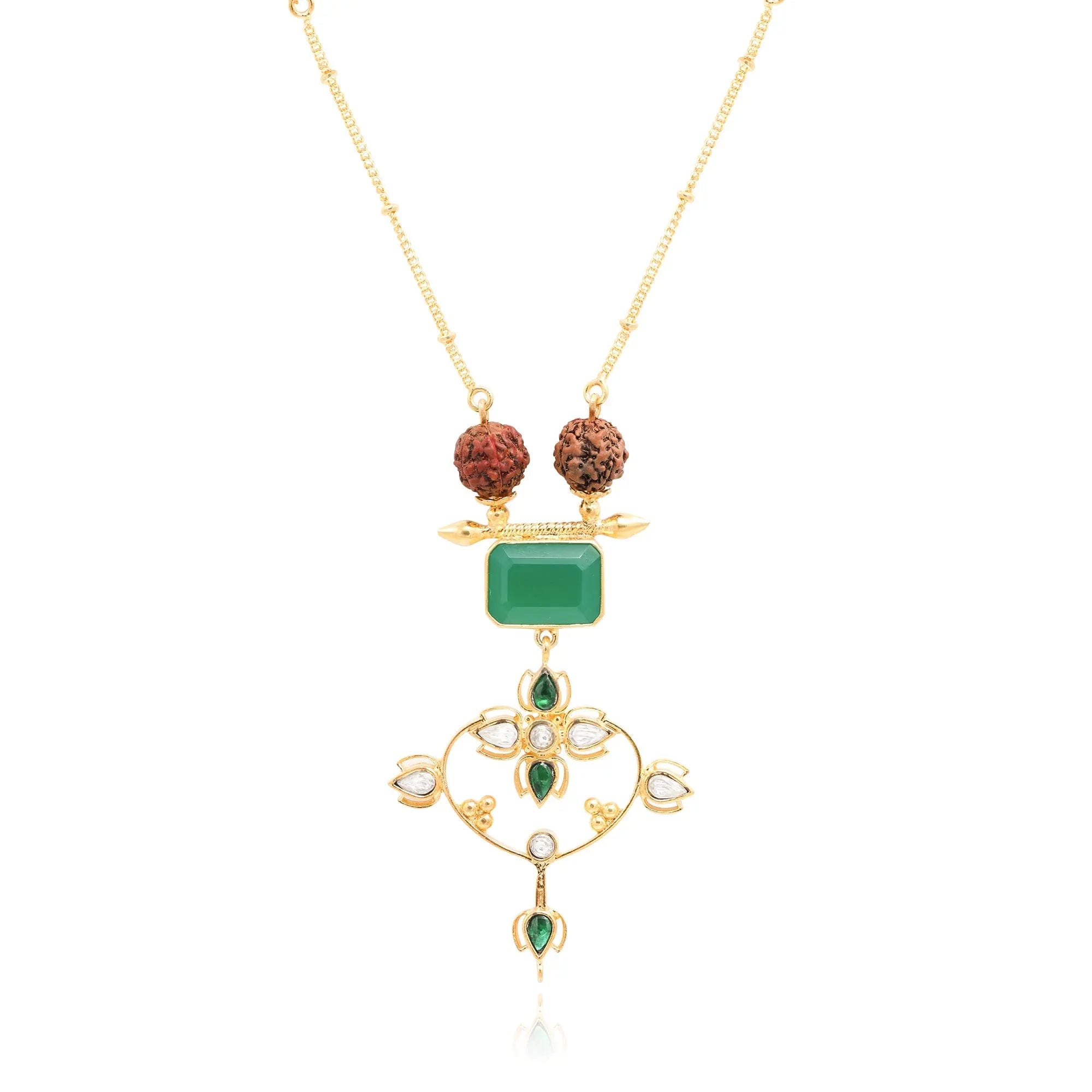 Silver 92.5 Sitayan Rudraksh Necklace
