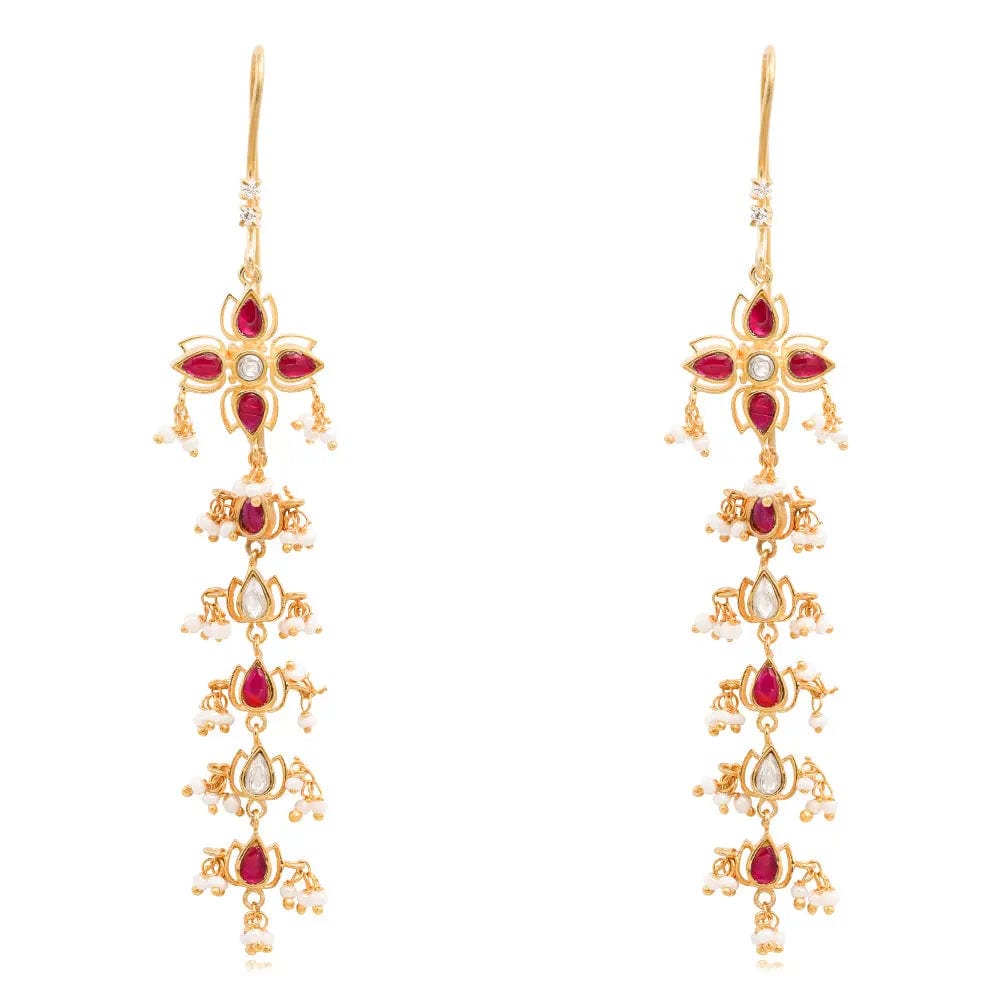 Silver 92.5 Sitayan Sui Dhaga earrings