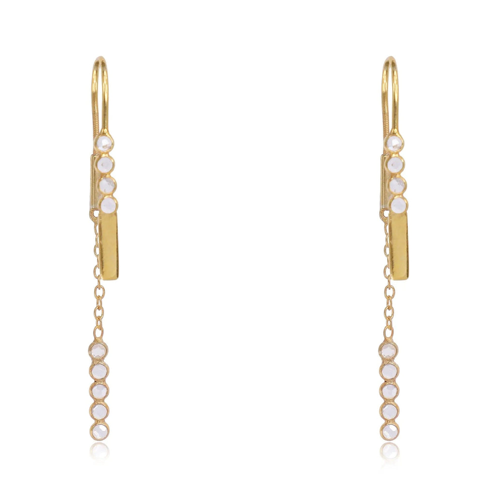 92.5 Sterling Silver Sui Dhaga Earring