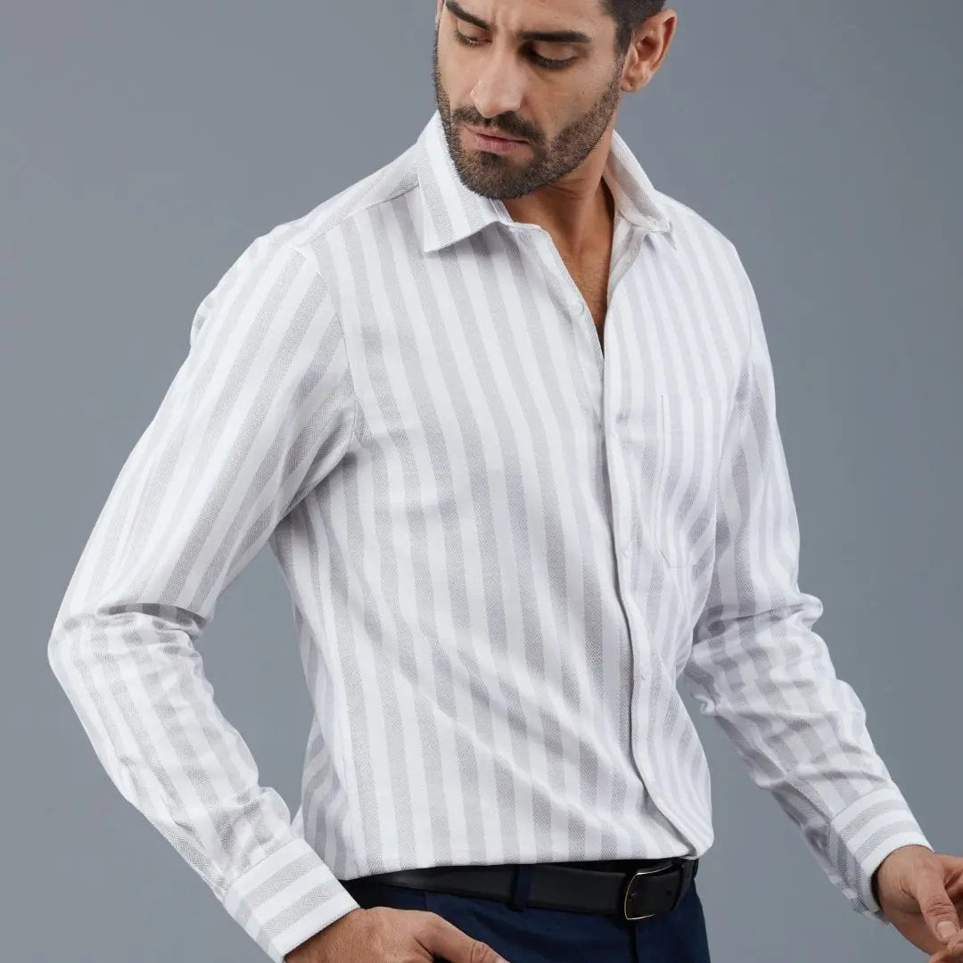 Silver Birch Striped ShirtUnited By Hope