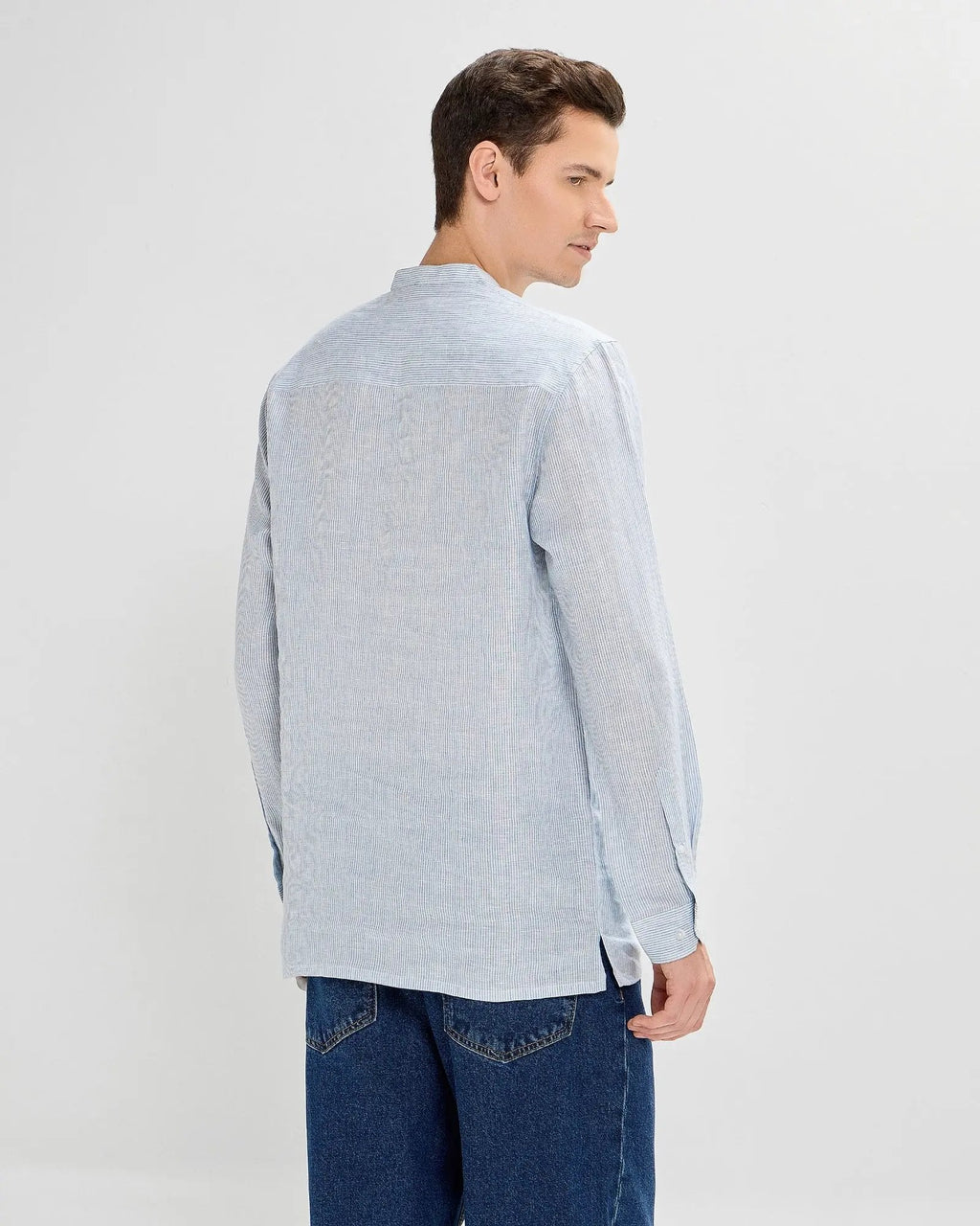 Silver Blue Linen ShirtUnited By Hope