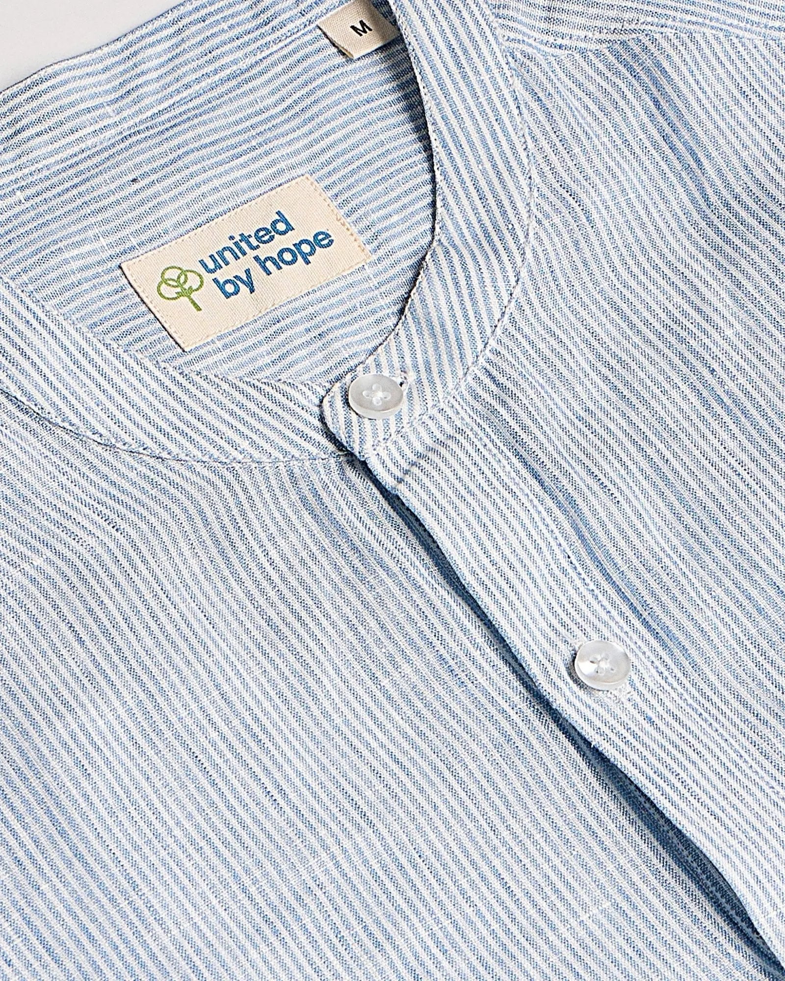Silver Blue Linen ShirtUnited By Hope