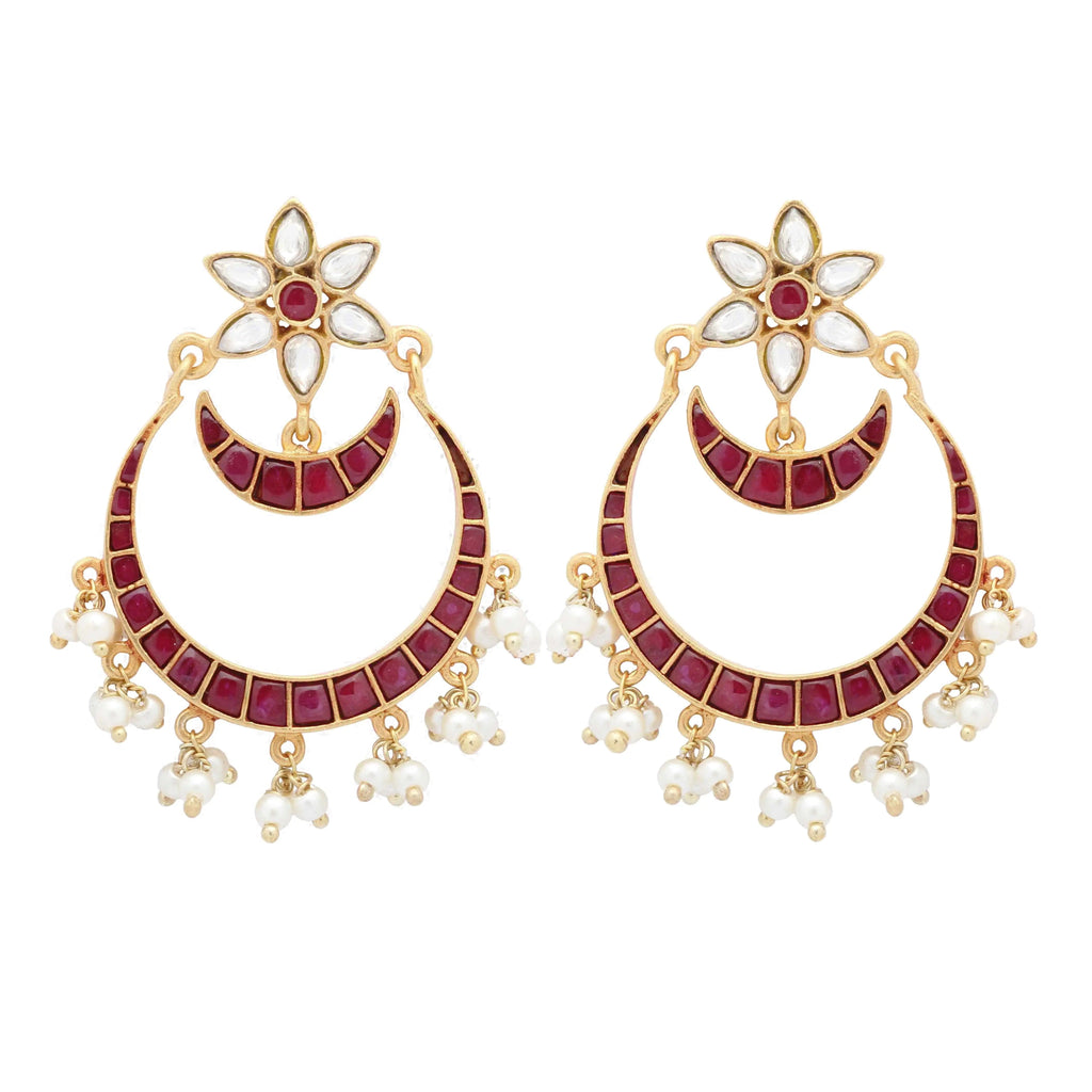 Silver Chand Bali Earring