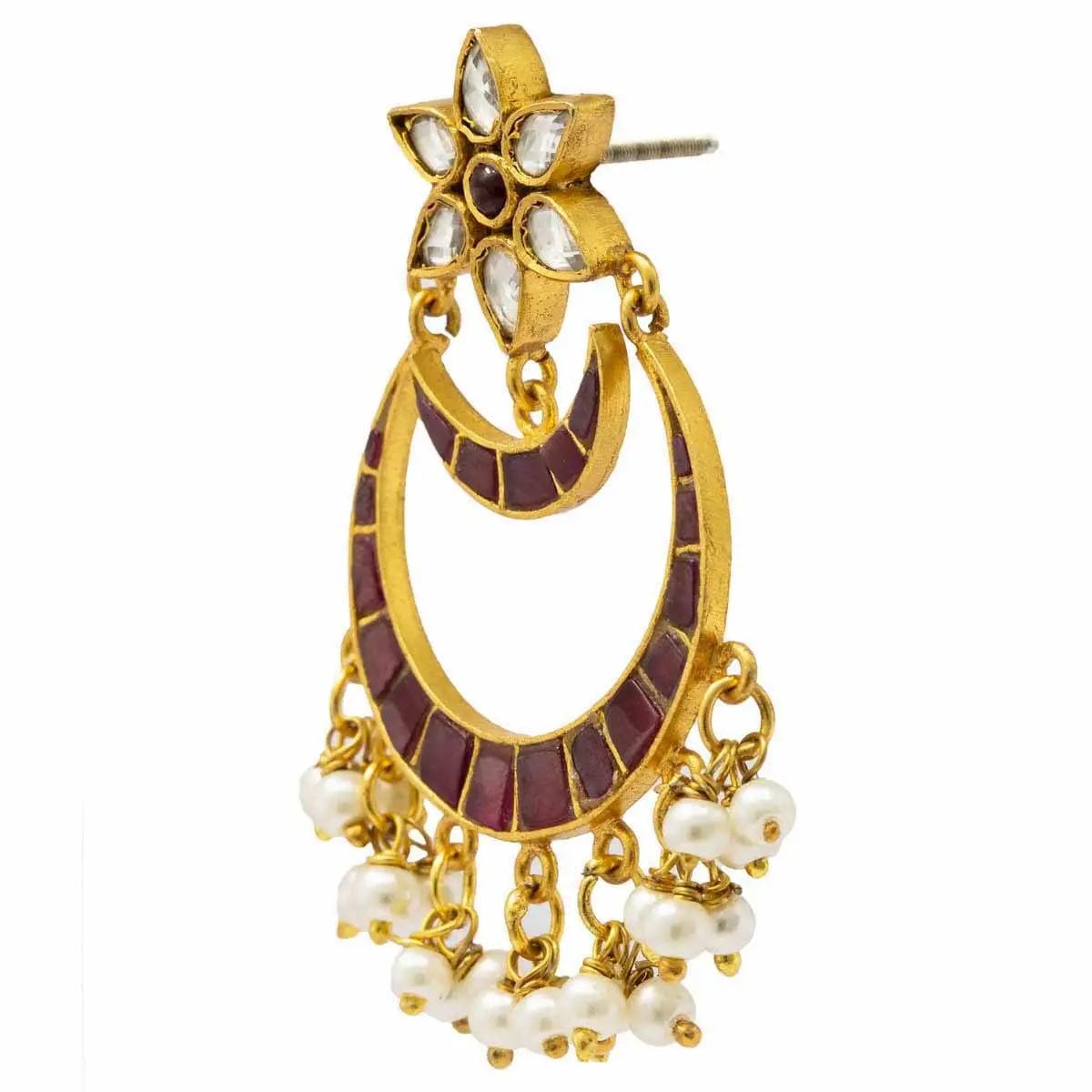 Silver Chand Bali Earring