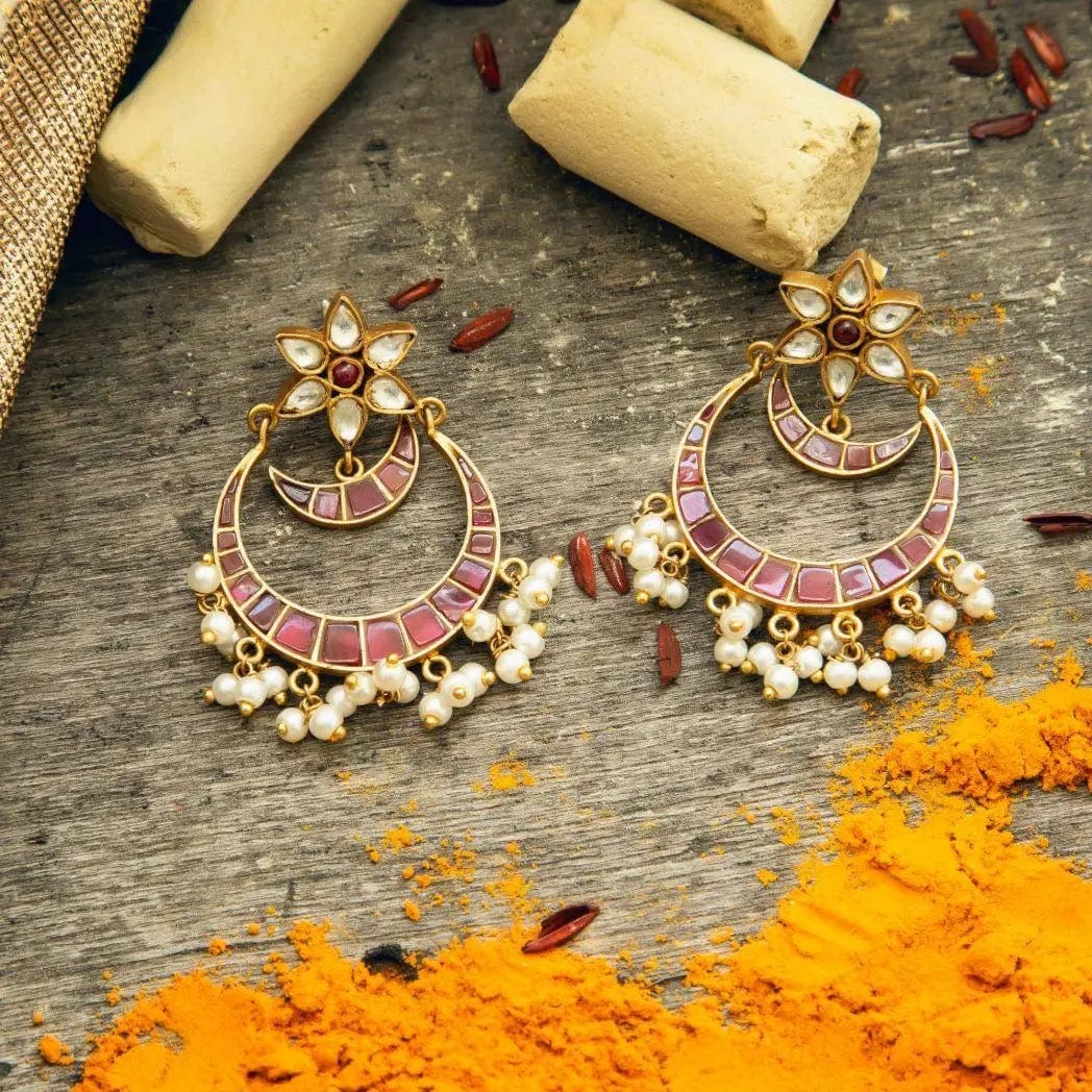 Silver Chand Bali Earring