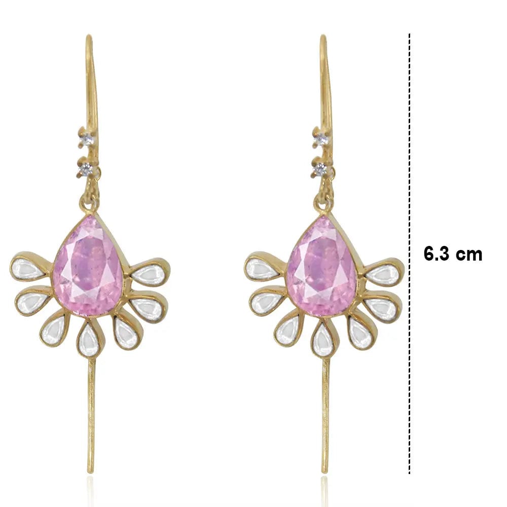 Silver Gulabo Princess Sui Dhaga Earring