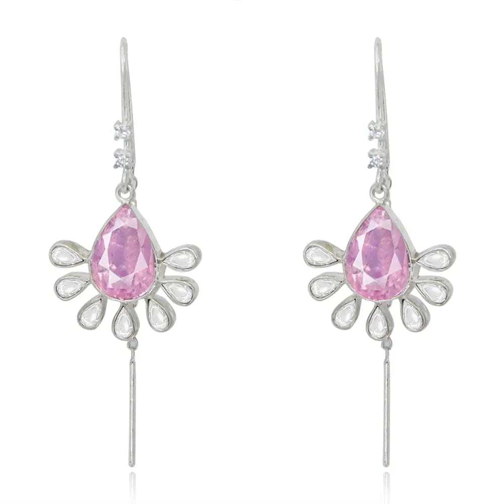 Silver Gulabo Princess Sui Dhaga Earring