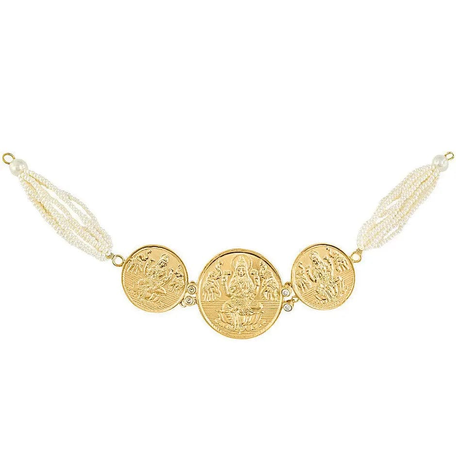 Silver Lakshmi Choker