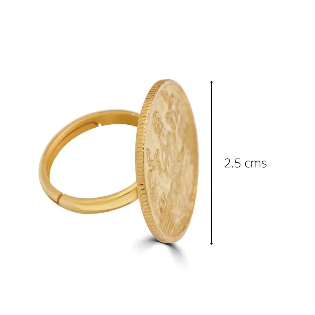 Lakshmi Silver Ring