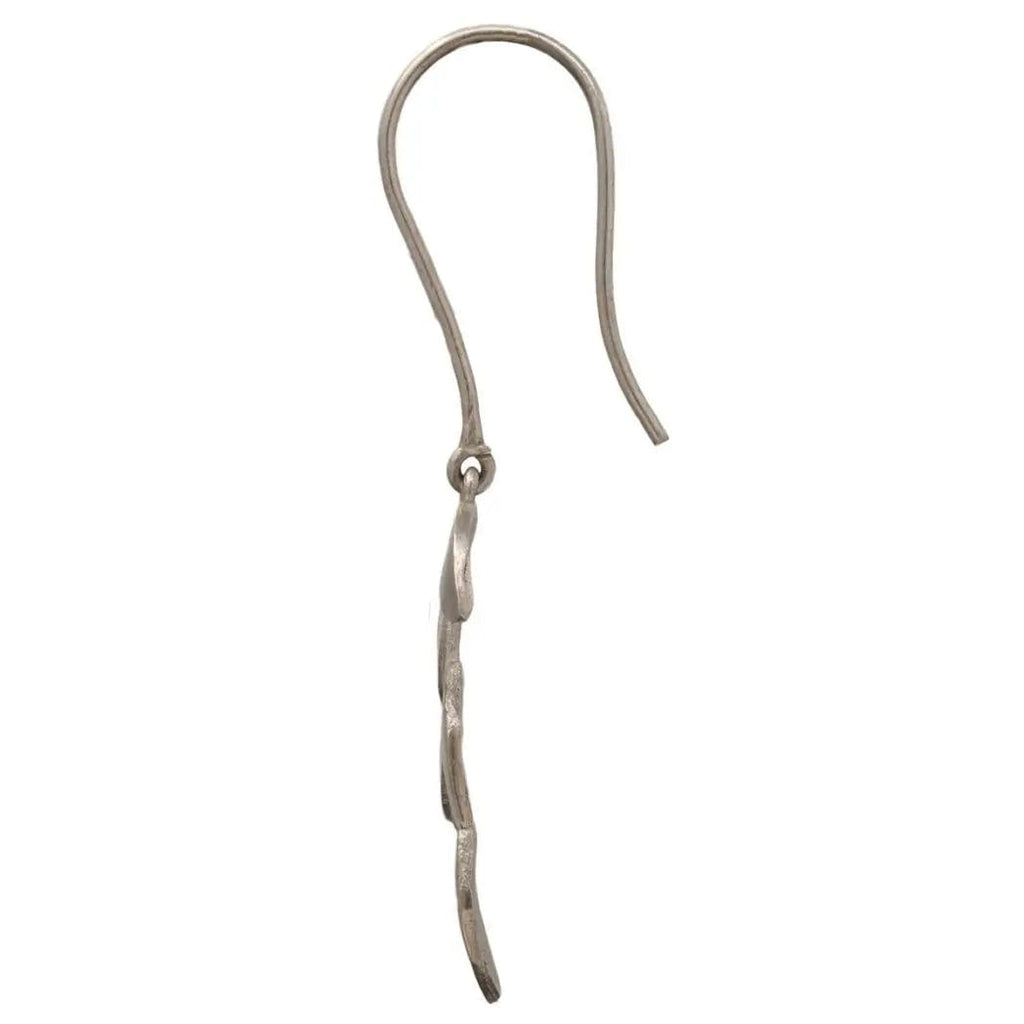 Silver Leaflets Earring