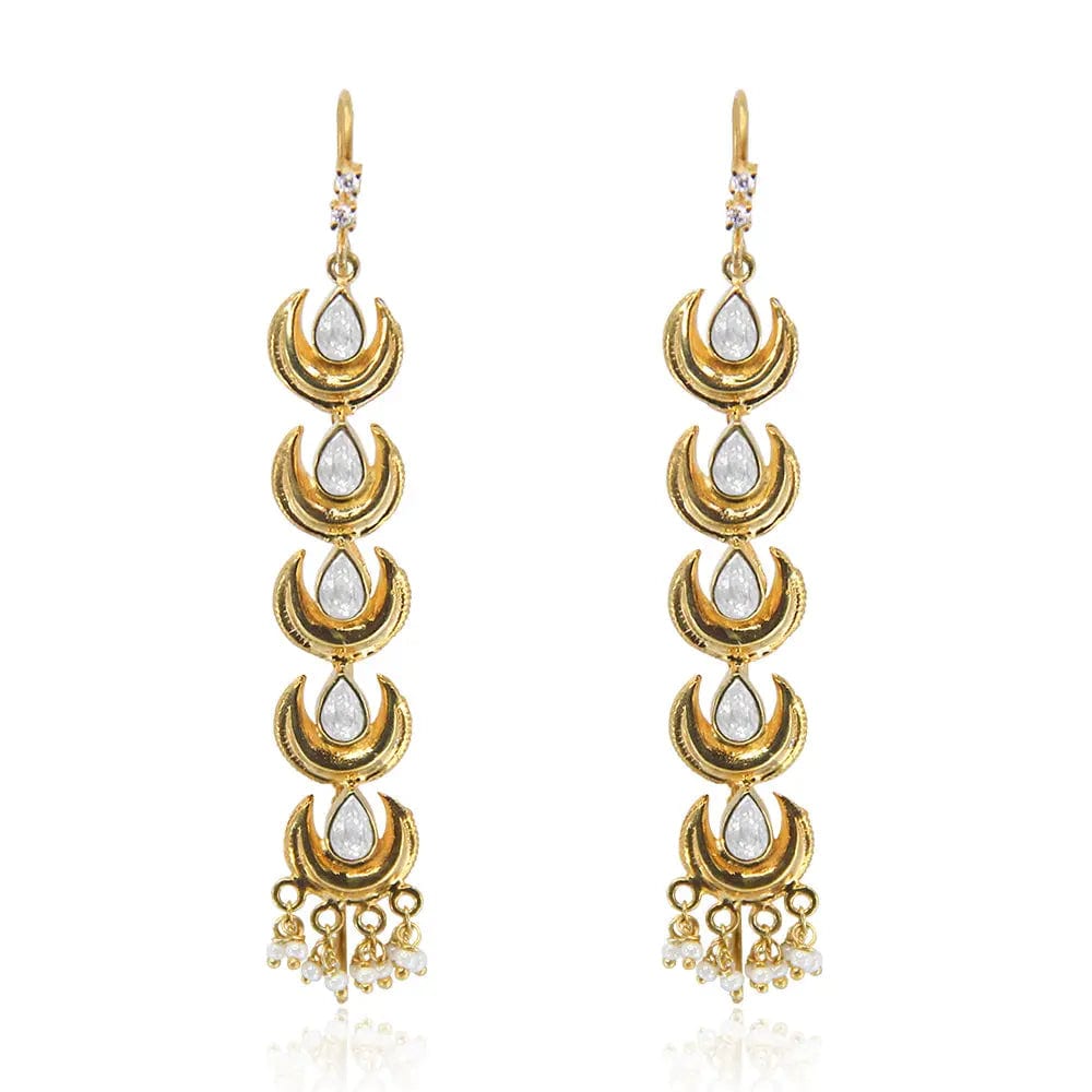 Silver Long Sui Dhaga Earring