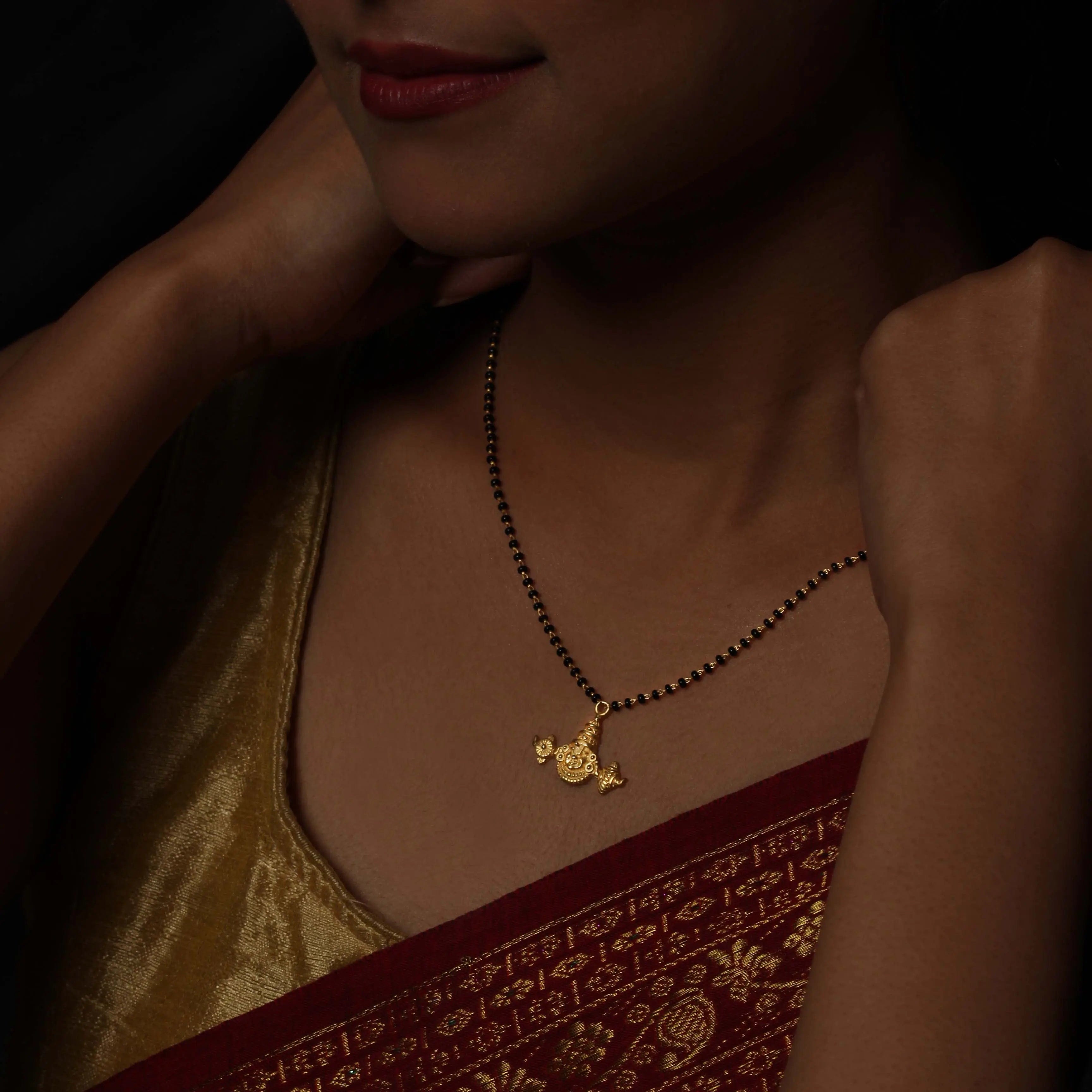 92.5 Sterling Silver Shri Venkateswara Mangalsutra