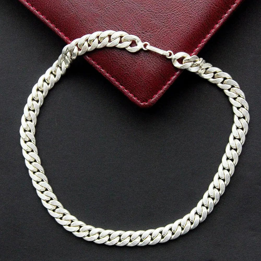 Silver Men Cuban Necklace