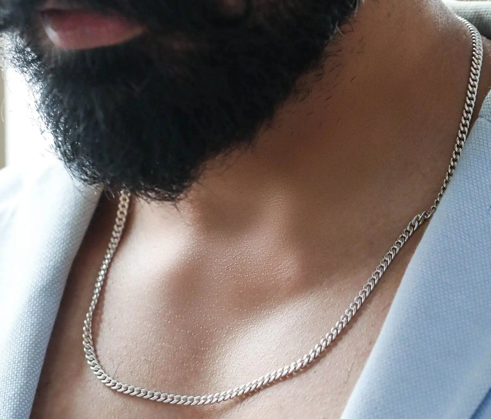 Silver Men's Classic Chain