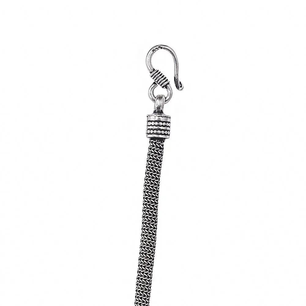 Silver Men's Style Mesh Chain