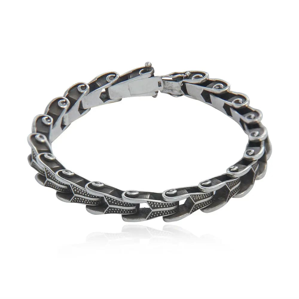 Silver Men's Stylish Bracelet