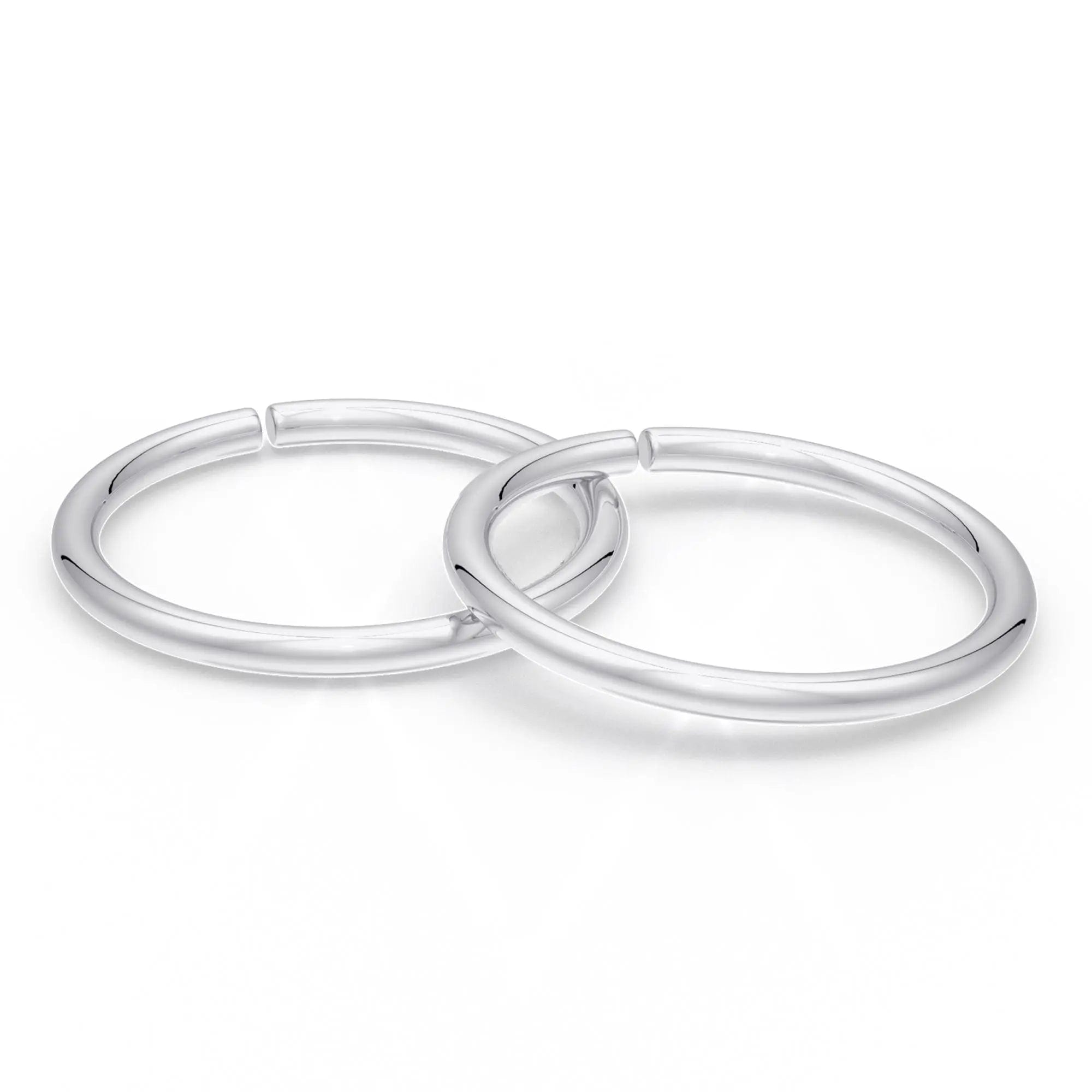 925 Sterling Silver Minimal Toe Ring (Pair)
