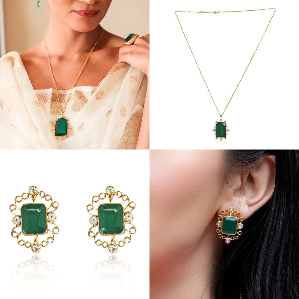Silver Royal Green Stud