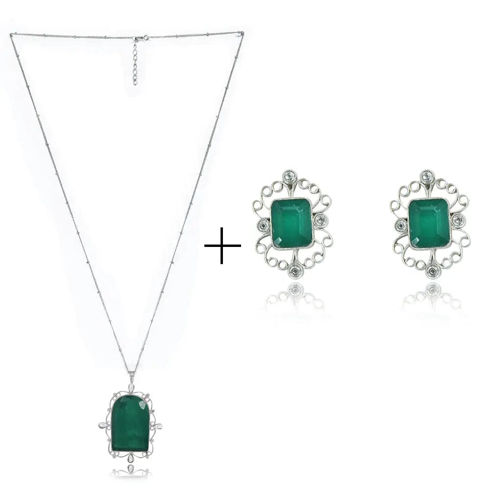 Silver Royal Green Stud
