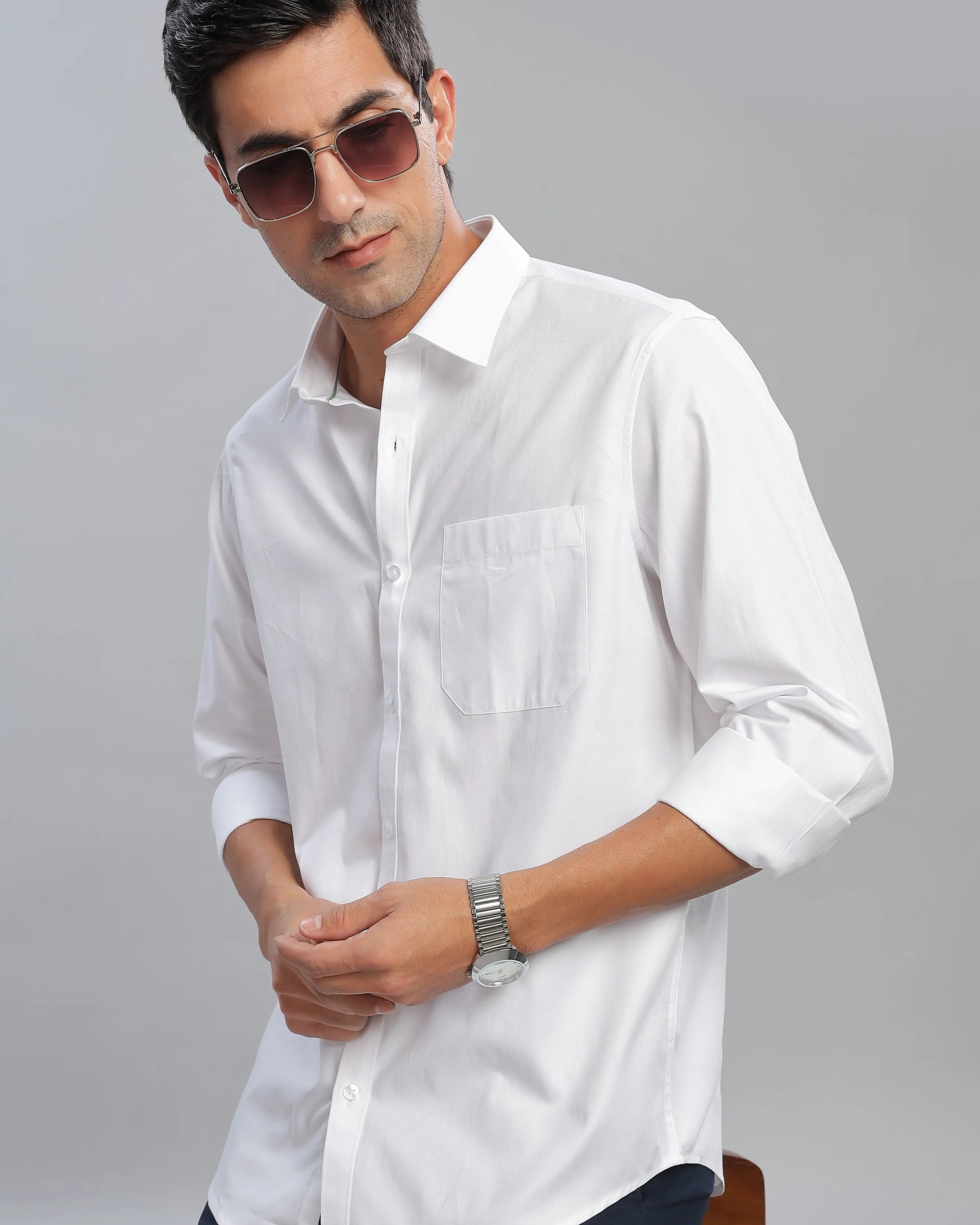 Star White Plain ShirtUnited By Hope