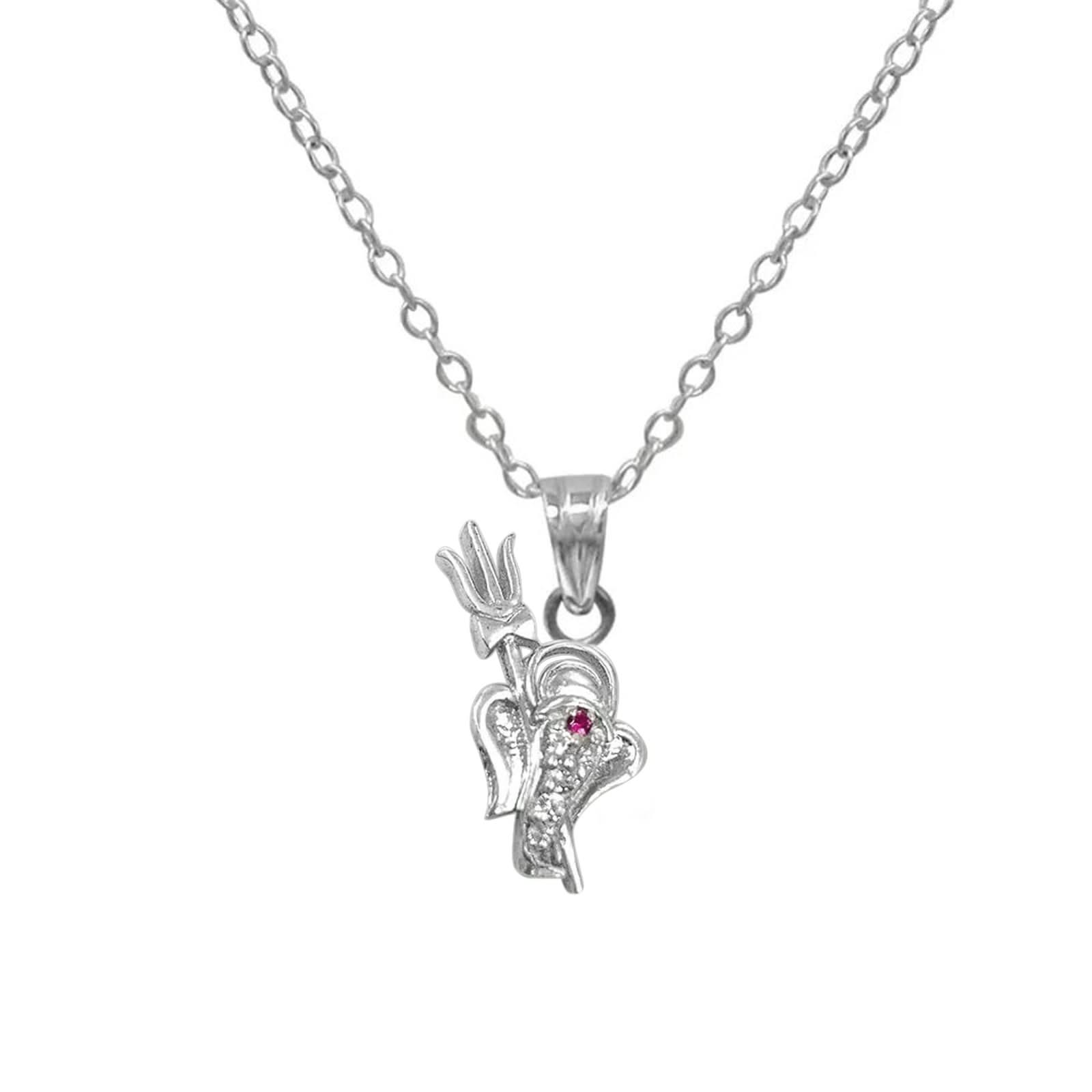 Radiant 925 Silver Ganesha Pendant
