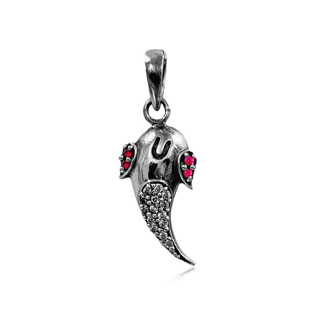 Pure Silver Shree Ganesha Pendant and Chain