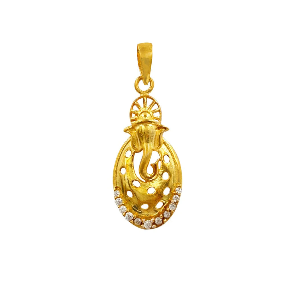 Silver Ganeshaji Pendant and Chain