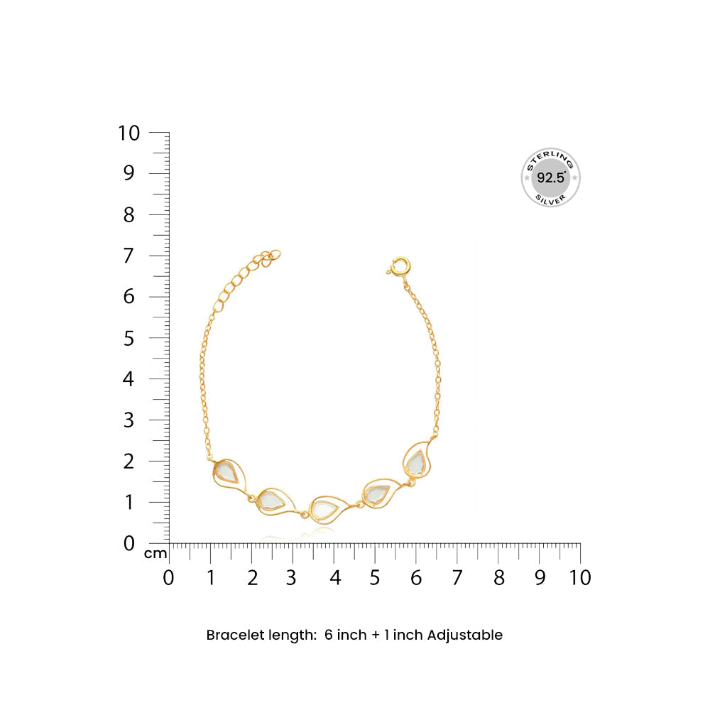 Silver 92.5 Aam Ras Bracelet