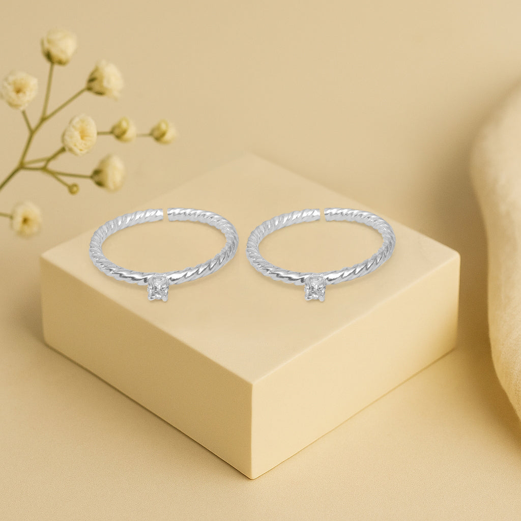 92.5 Silver Toe Ring
