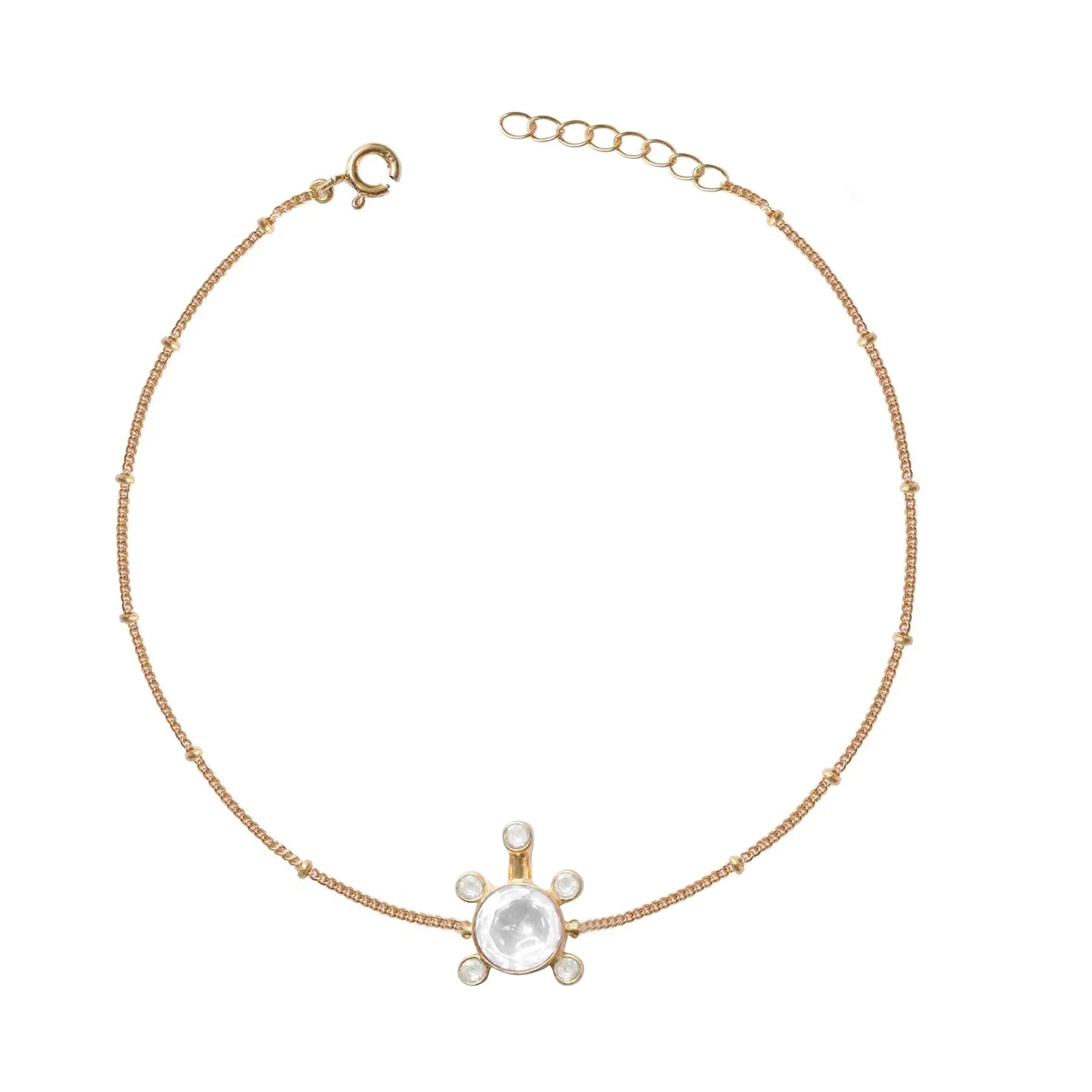 Gulabo Silver Tortoise Bracelet