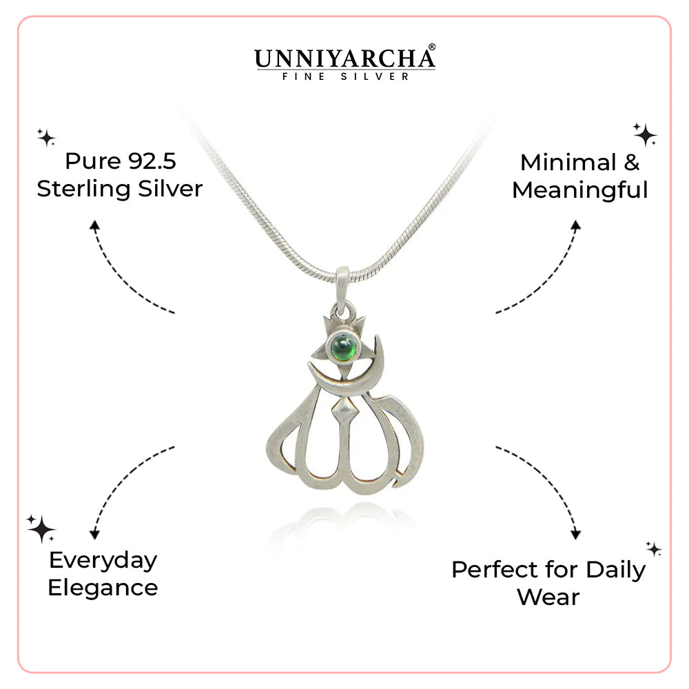 92.5 Men's silver pendant