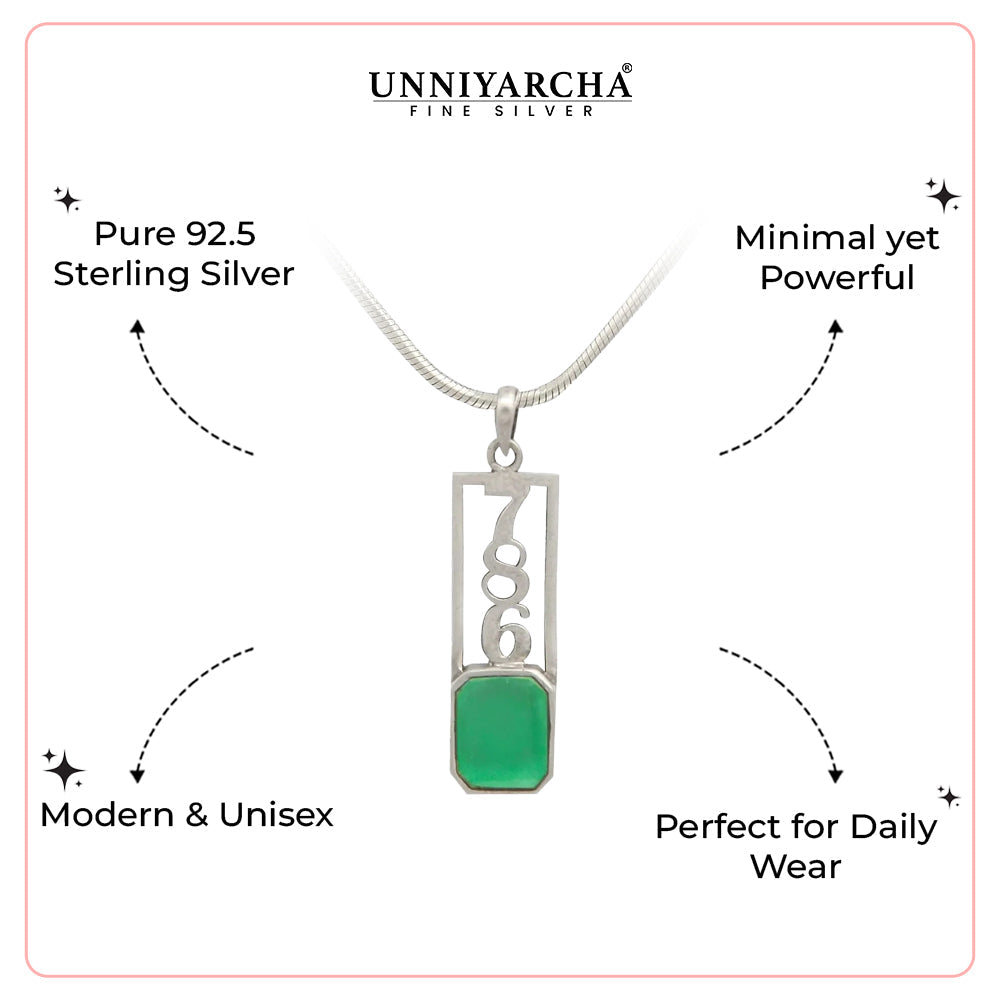 786 Lucky Silver Men's 92.5 Necklace