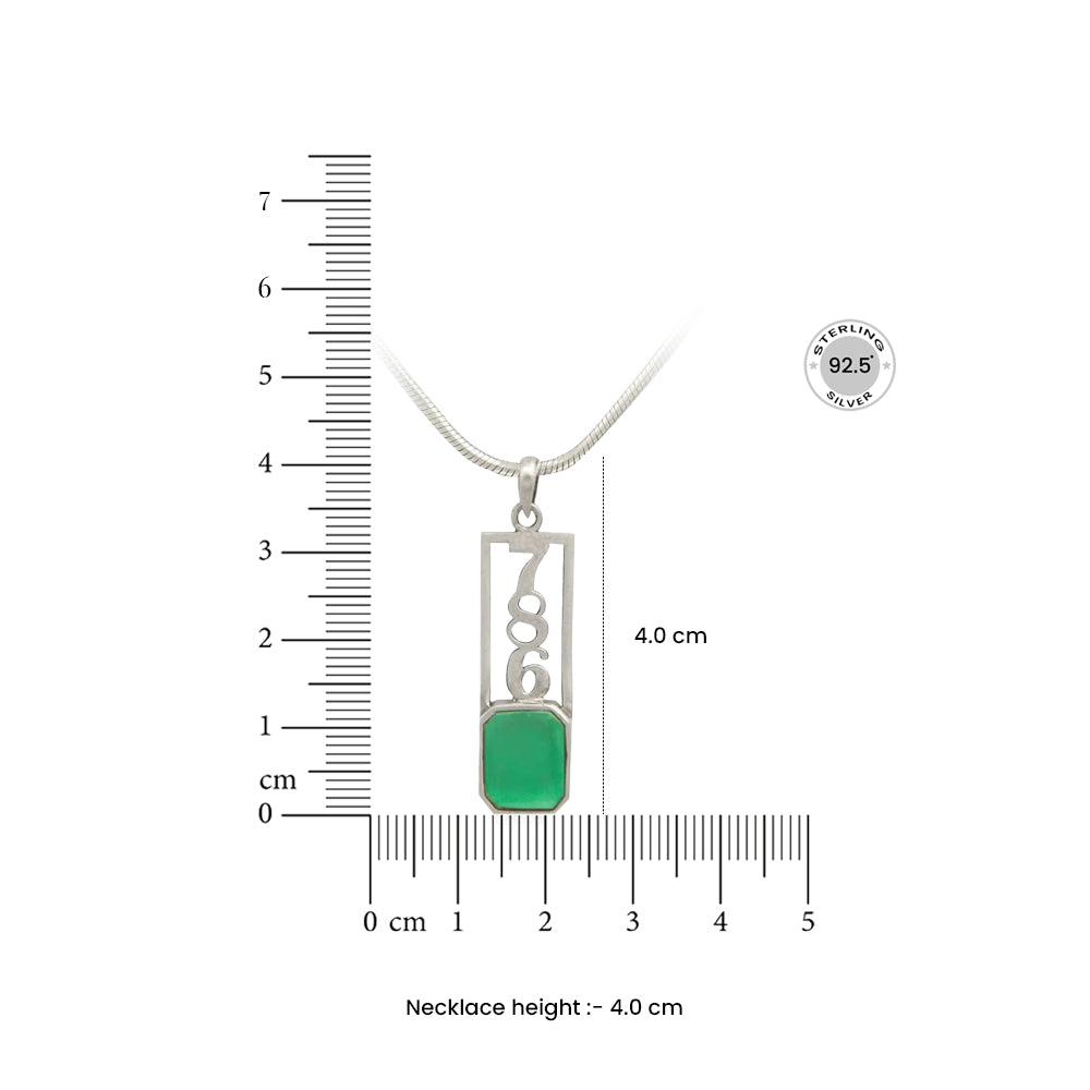 786 Lucky Silver Men's 92.5 Necklace