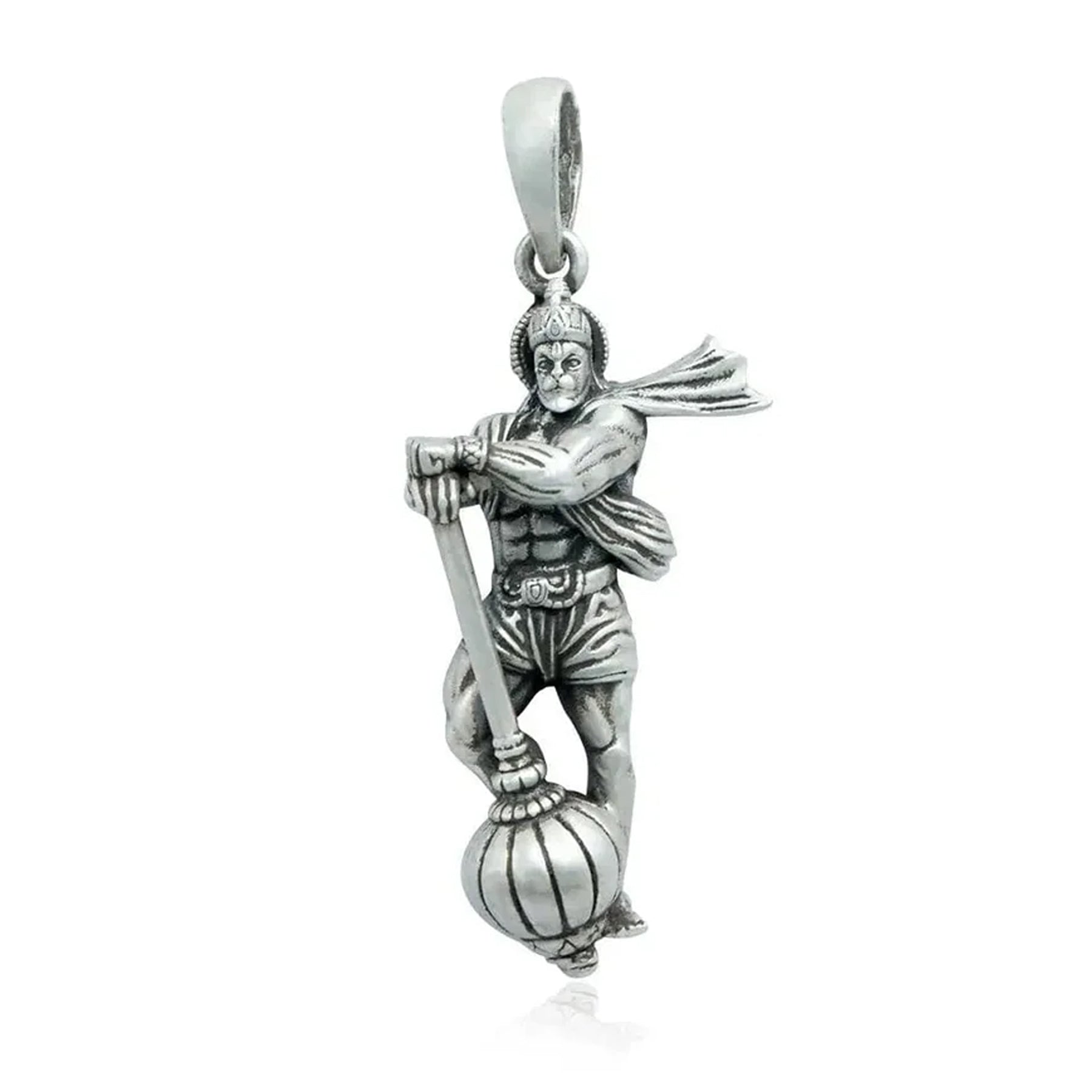 925 Sterling Silver Hanuman Ji Pendant