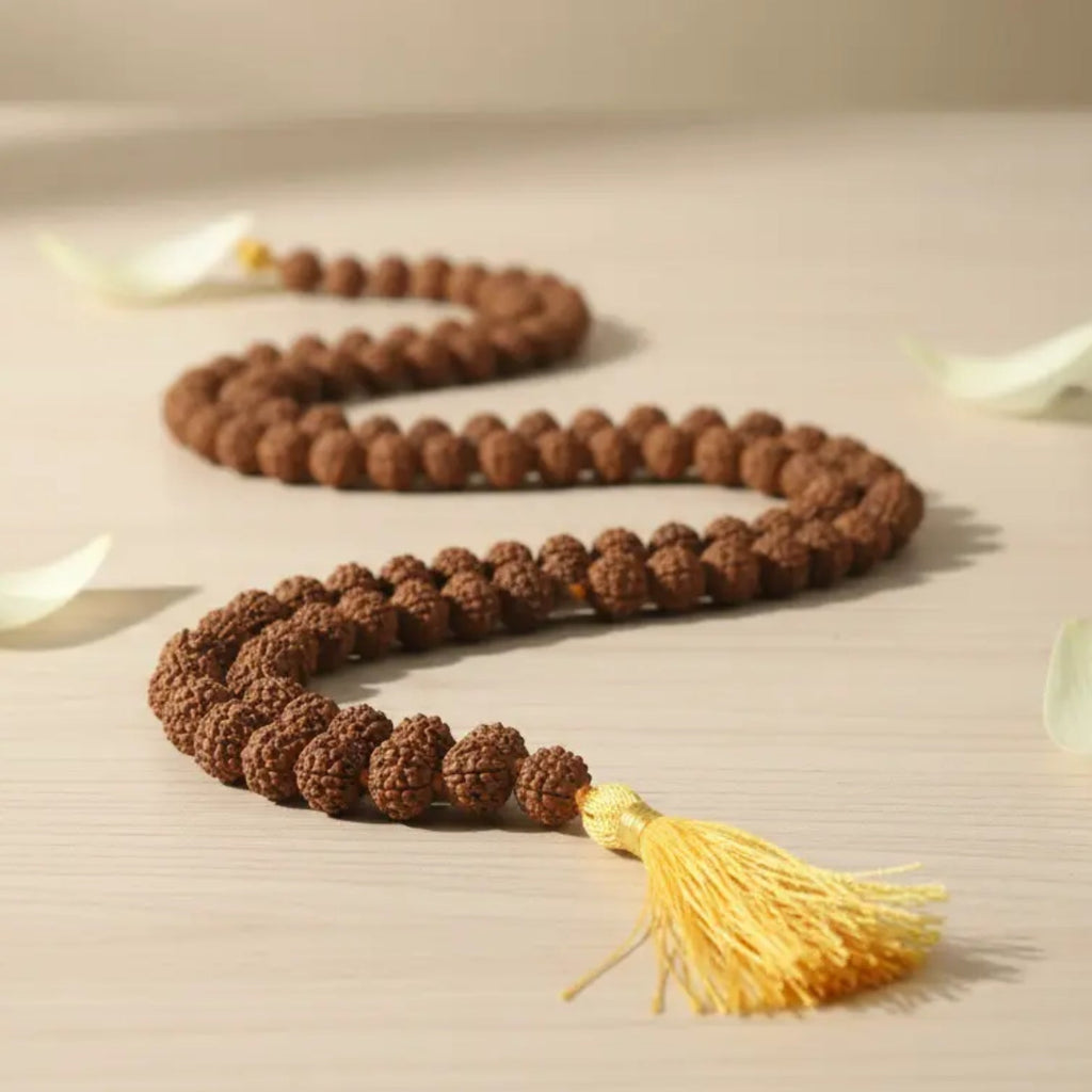 5 Mukhi Authentic Rudraksha Mala