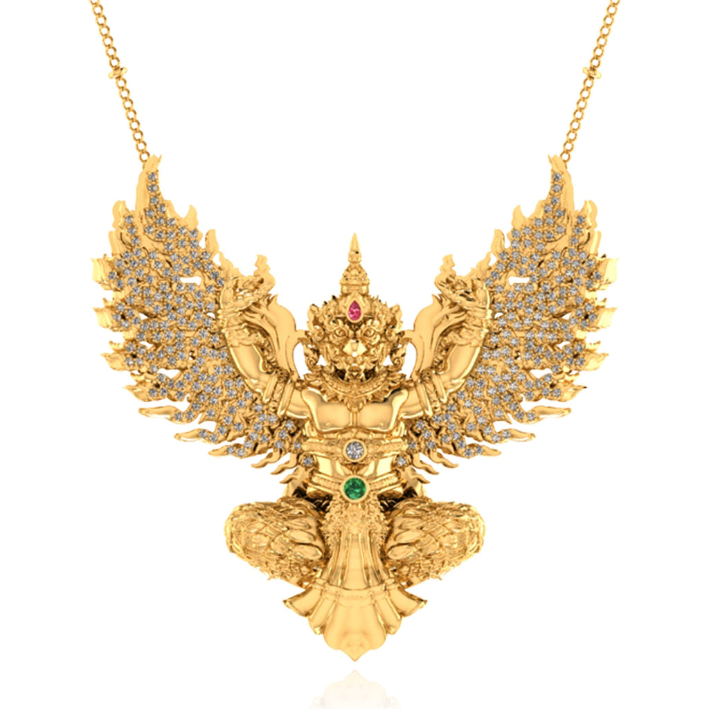 Silver 92.5 Jatayu Necklace
