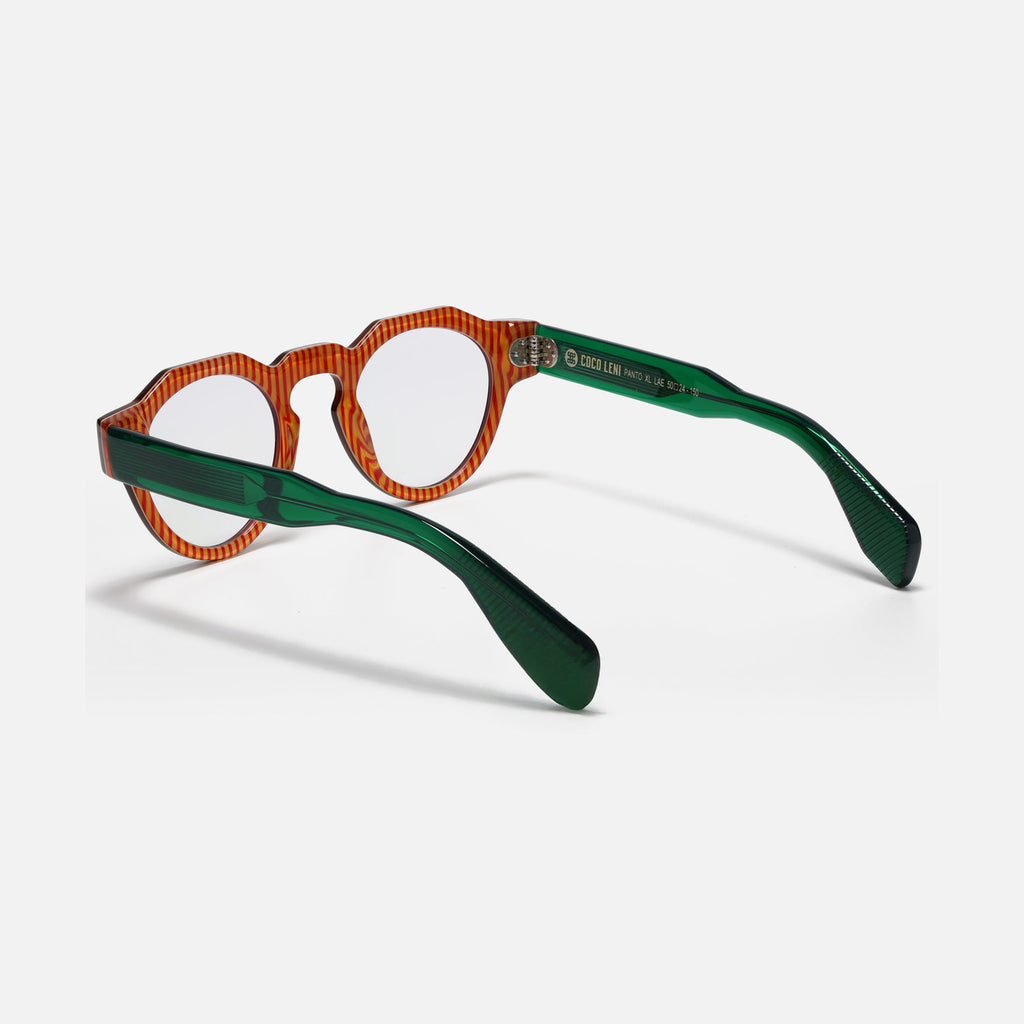 Panto Tortoise Lam Emerald Green