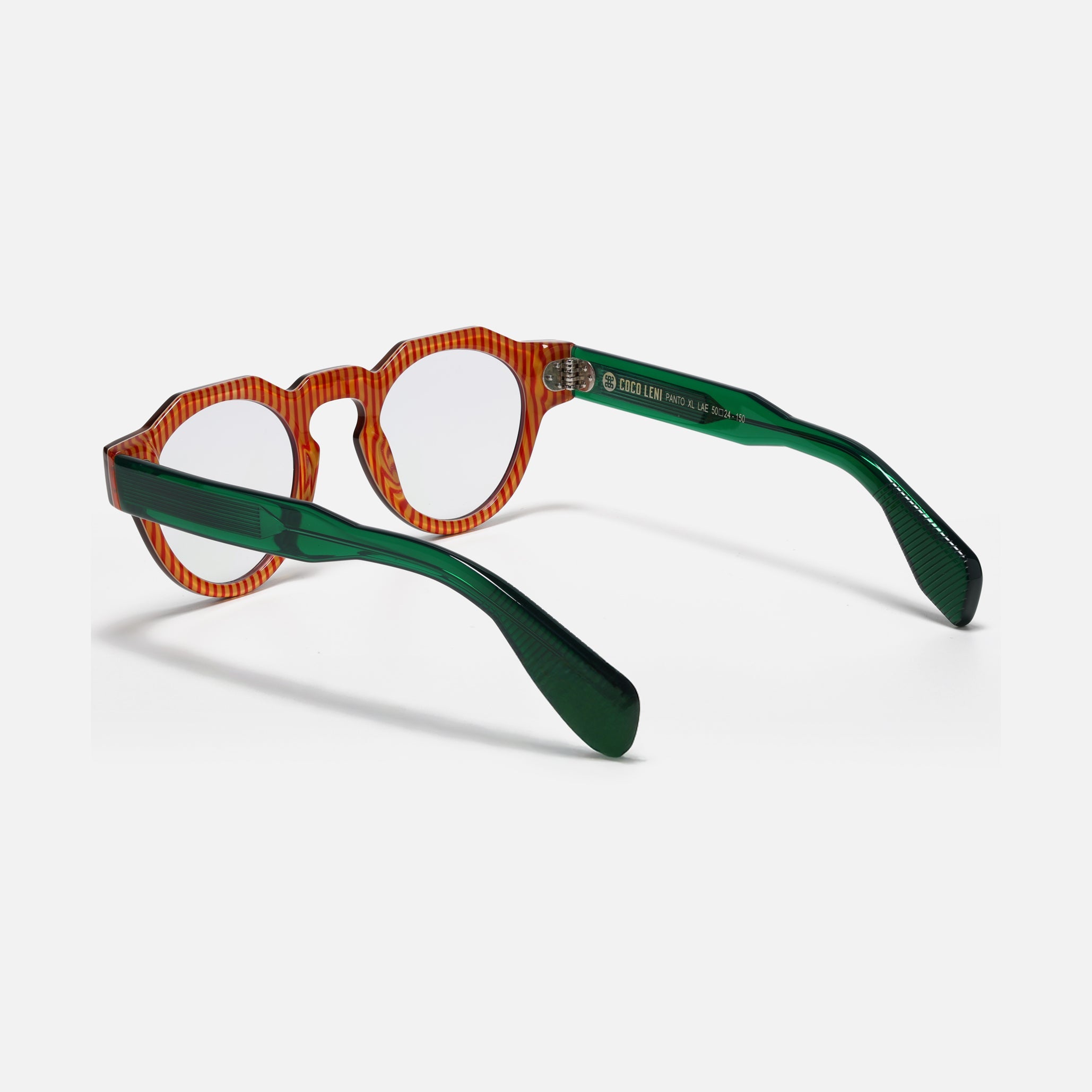 Panto Tortoise Lam Emerald Green