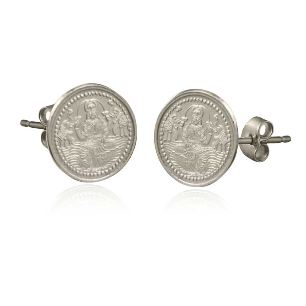Divine Grace 999 Sterling Silver Stud Earrings