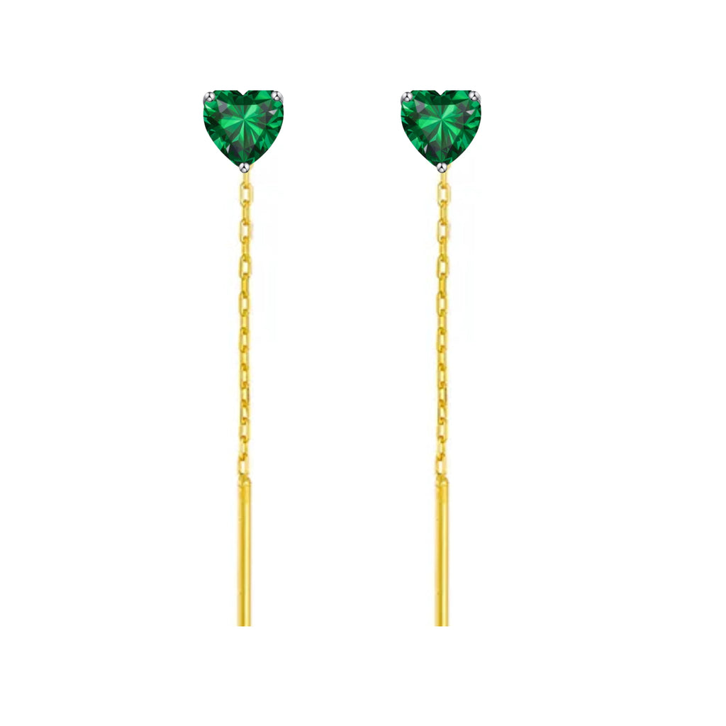 Green love Silver Sui dhaga