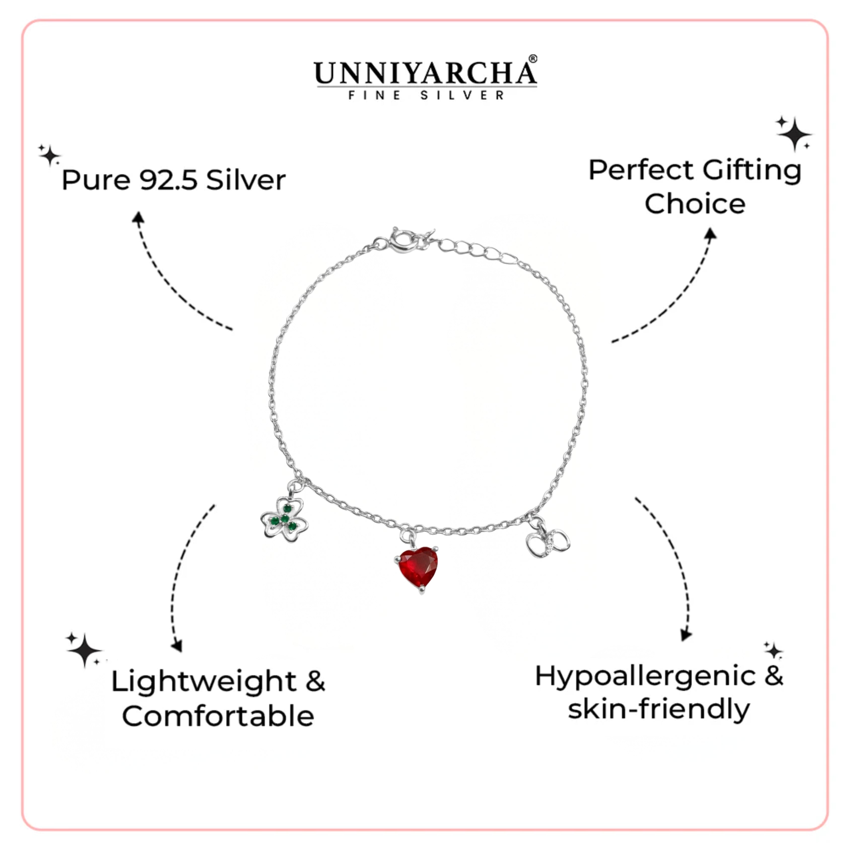 Silver Chain for Valentine