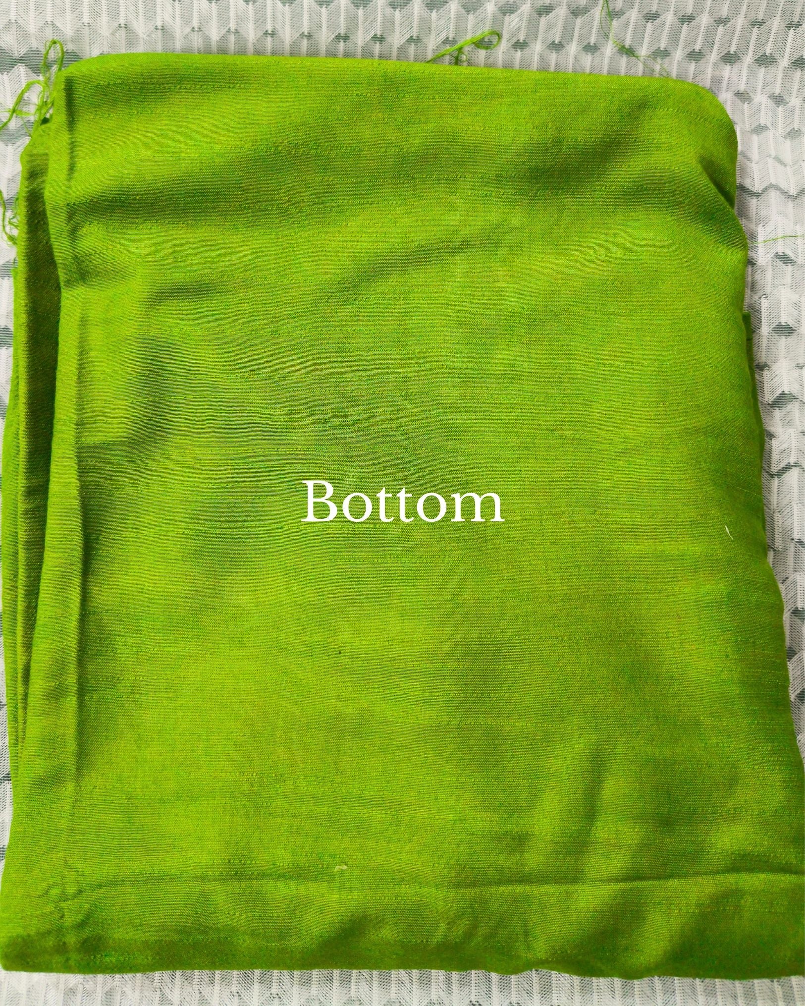 Katan Silk Exquisite Handcrafted Green Suit