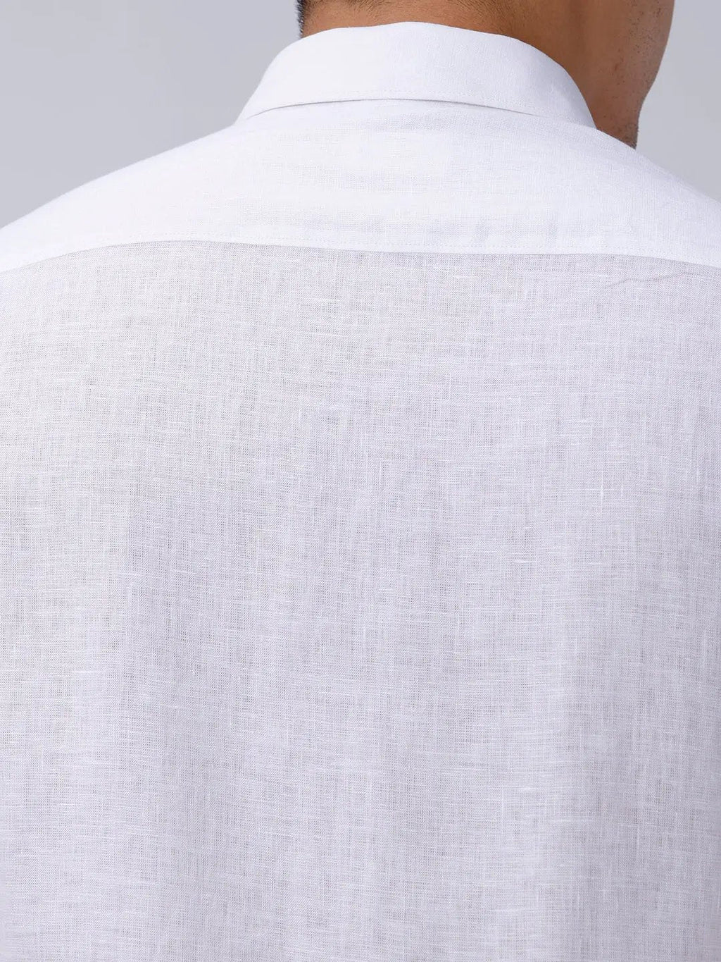 White Double Pocket Short Sleeve Linen ShirtUnited By Hope